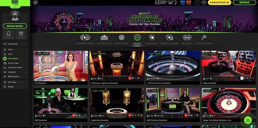 888 Casino screen 3